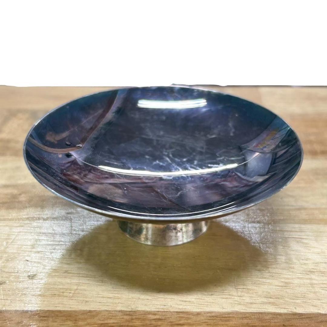 純銀 盃 2点セット 約114g 純銀刻印あり 名入れあり 銀杯 銀製 工芸品