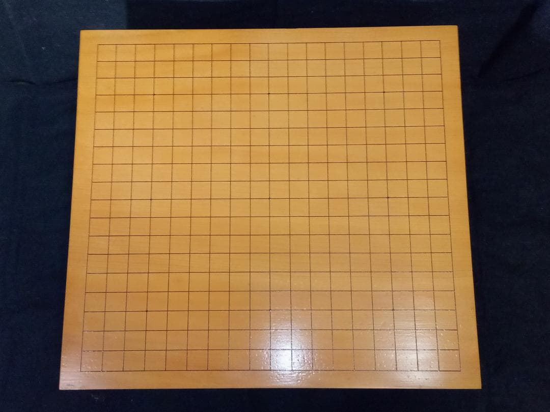 C*g様 足付き碁盤 6.25寸 厚さ18.8㎝ 天地柾 桐箱付 M1441 脚