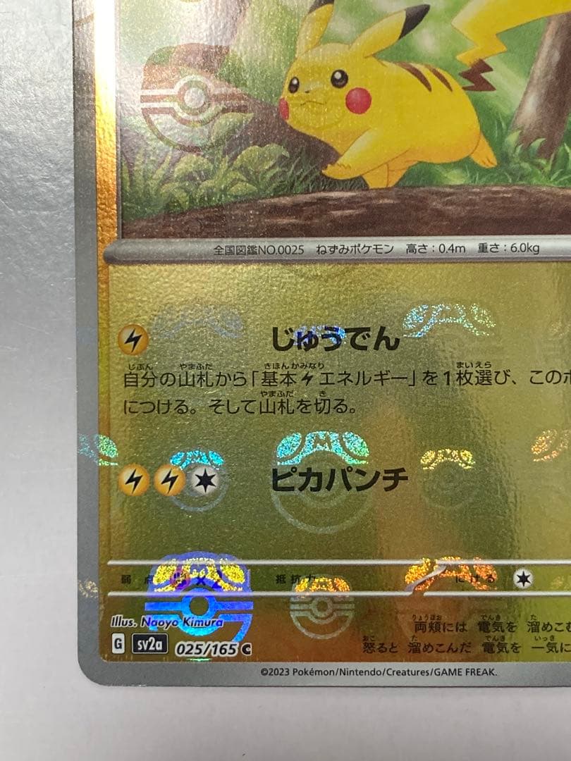 『世界に数枚』　ピカチュウ　マスターボール　顔マスボ　希少