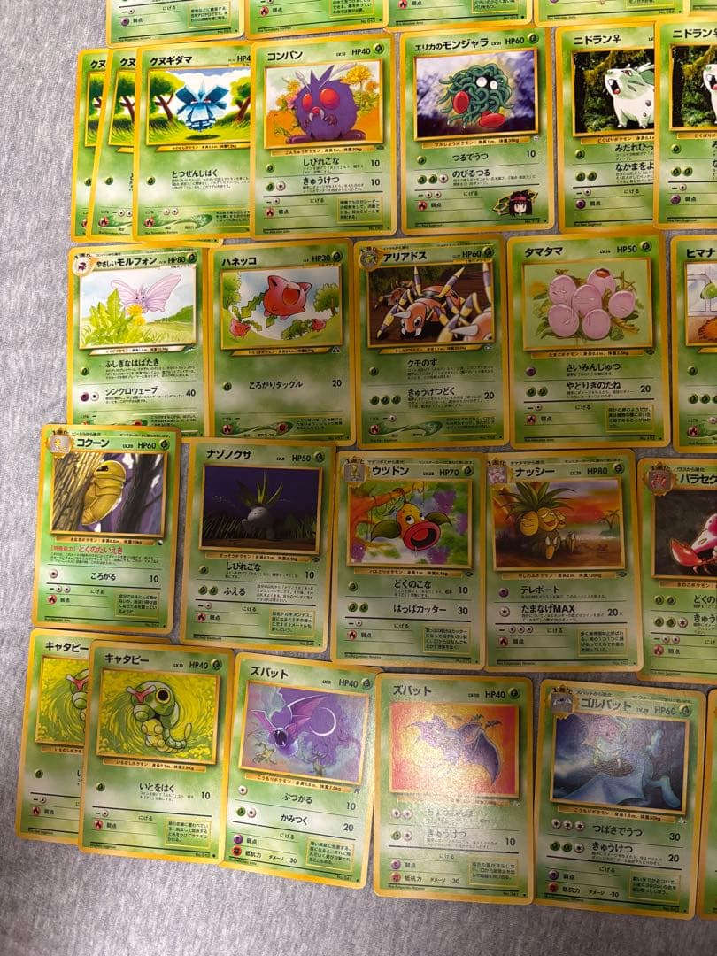 旧裏　拡張シート　草ポケモン　42枚セット