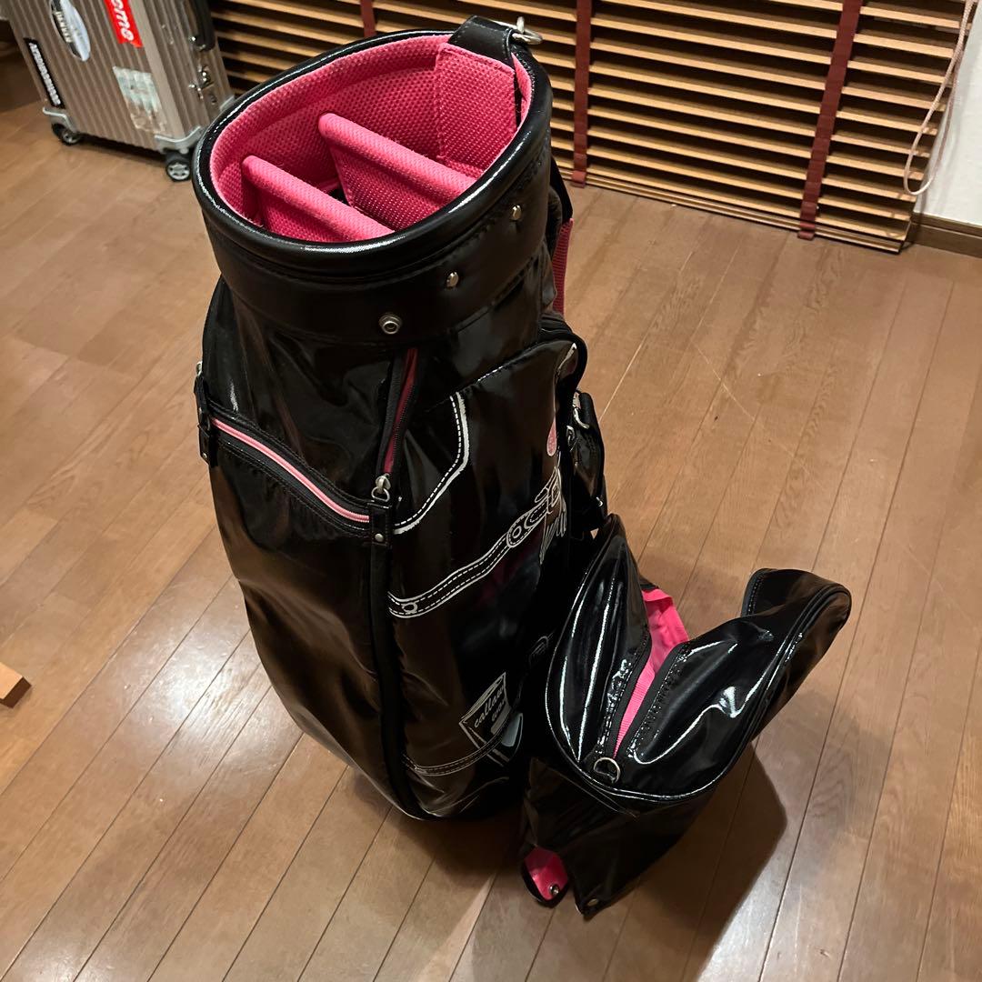 新春価格！キャロウェイ エナメル ゴルフバッグ 8.5型