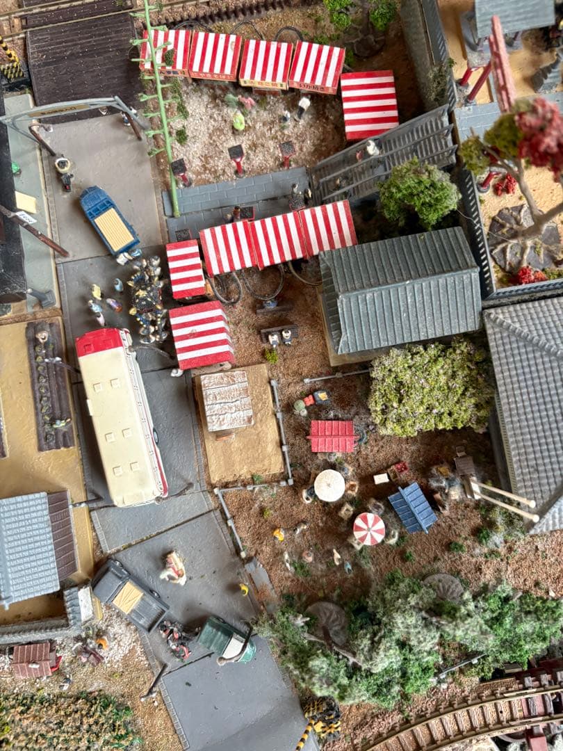 鉄道模型 少年時代 詳細な風景付き