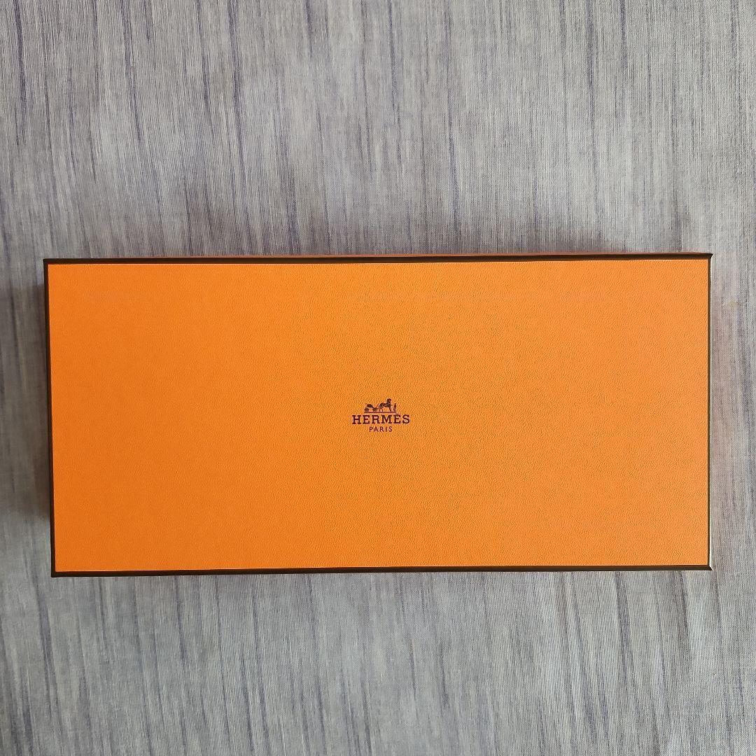 HERMES エルメス 箱付き タオルセット オレンジ ホワイト