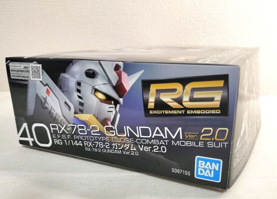 RG1/144 RX-78-2ガンダムVer.2.0&Ver.2.0用武器セット