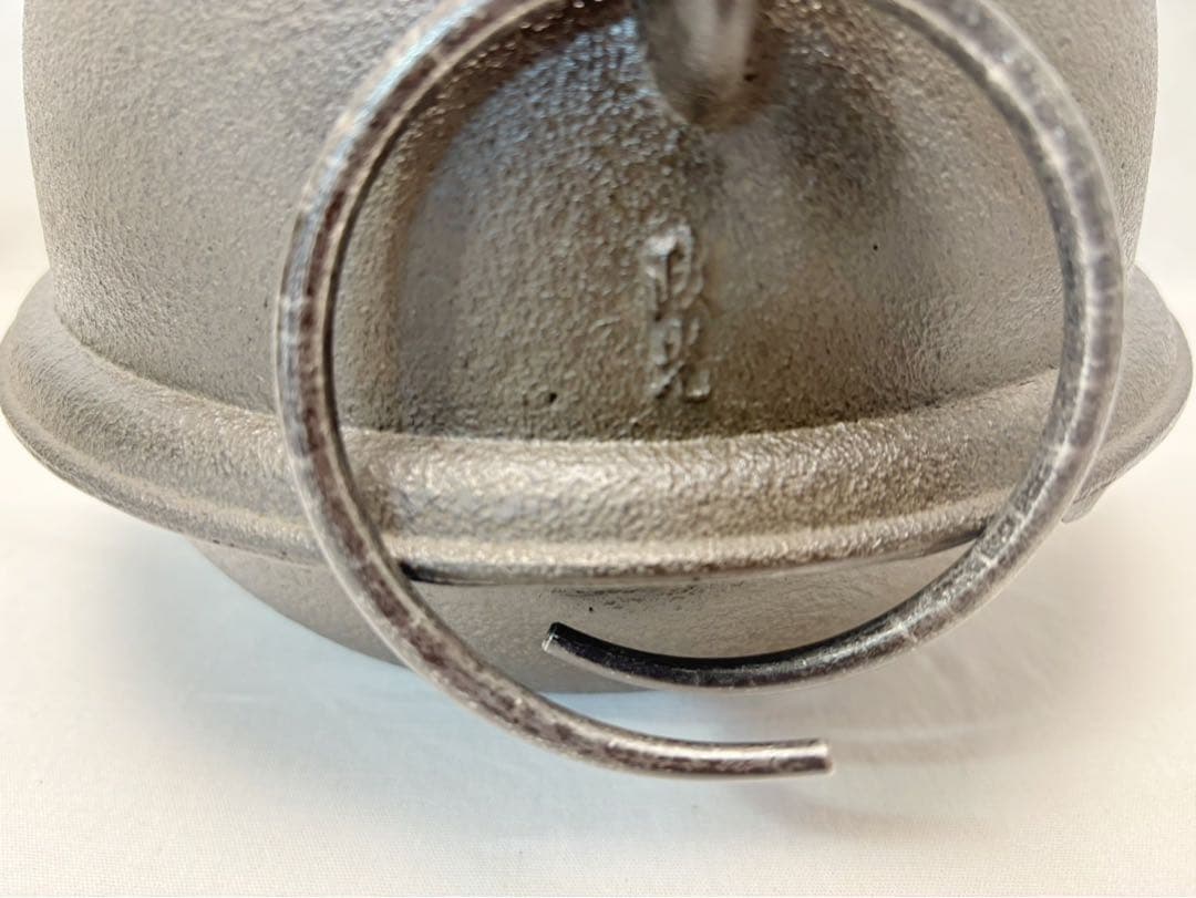 美品 茶道具 菊地政光作 唐銅朝鮮風炉 真形釜添 釜印 野々田電熱器付