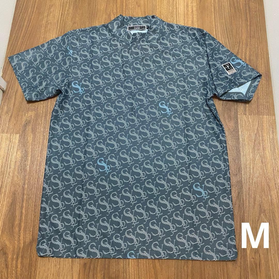 【SY32 SWEET YEARS】モックネックシャツ M チャコール