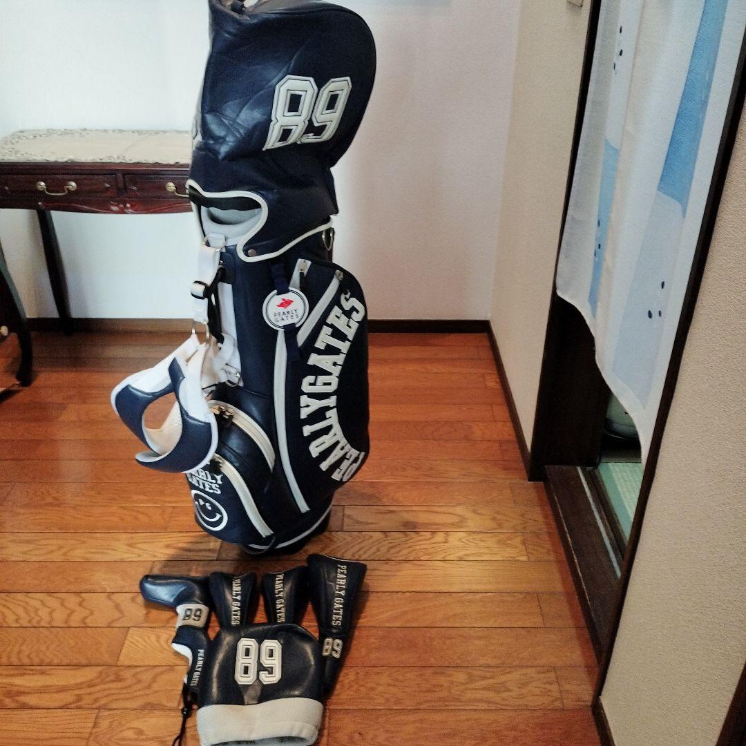 PEARLY GATES キャディバッグ 　ヘッドカバ-セット
