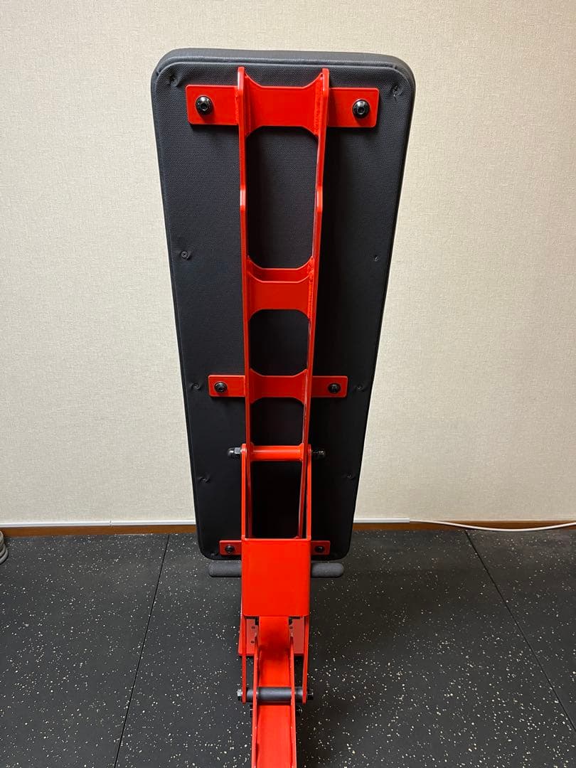 MBCアジャスタブルコンパクトベンチ　グロスレッド　都内引き取り限定