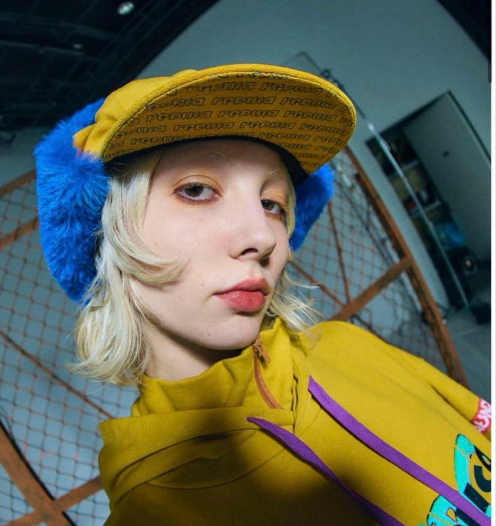 Vaundy ロゴフライトキャップ 【イエロー&ブルー】