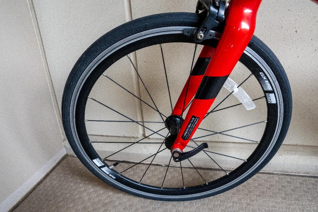 [中古][手渡希望]GIANT IDIOM2 折りたたみ自転車 赤 6段変速