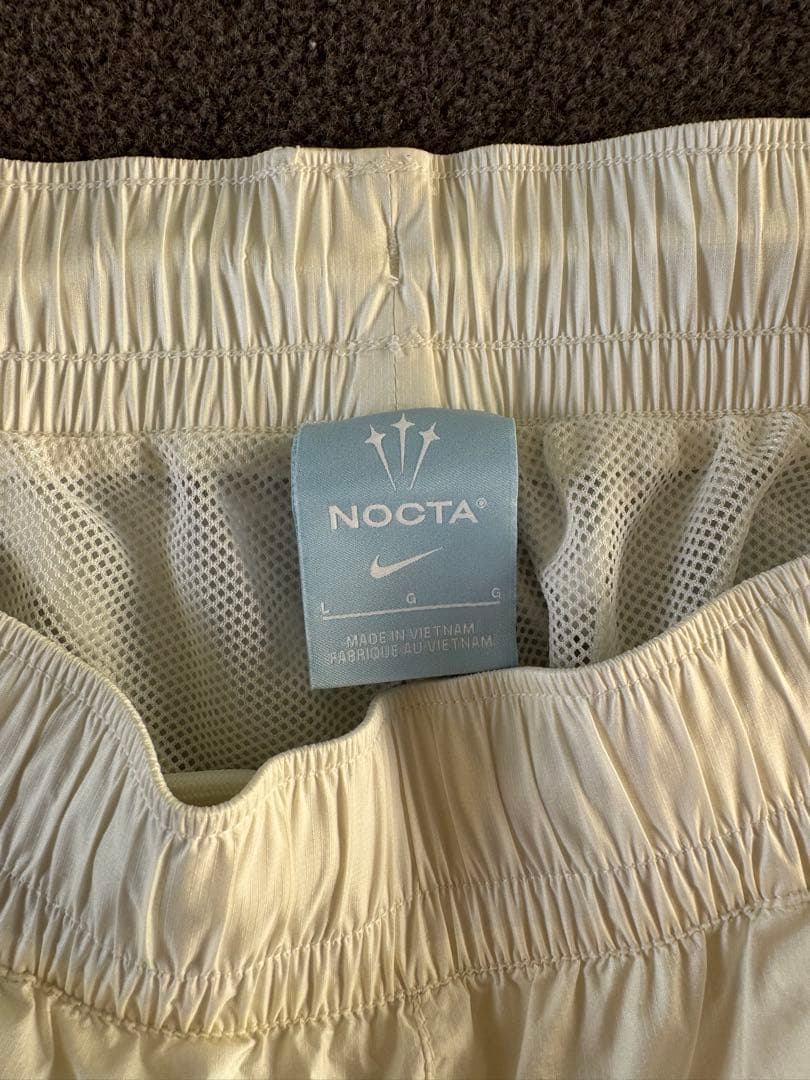 NIKE DRAKE NOCTA ナイキ ノクタ ナイロンパンツ 白 L ゴルフ