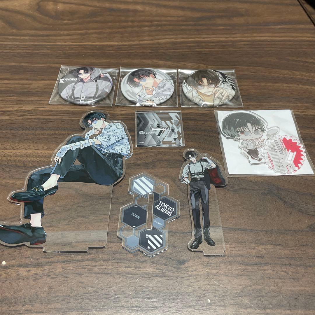 121.東京エイリアンズ 憂炎 ミュージアム カフェ くじ 特典 セット