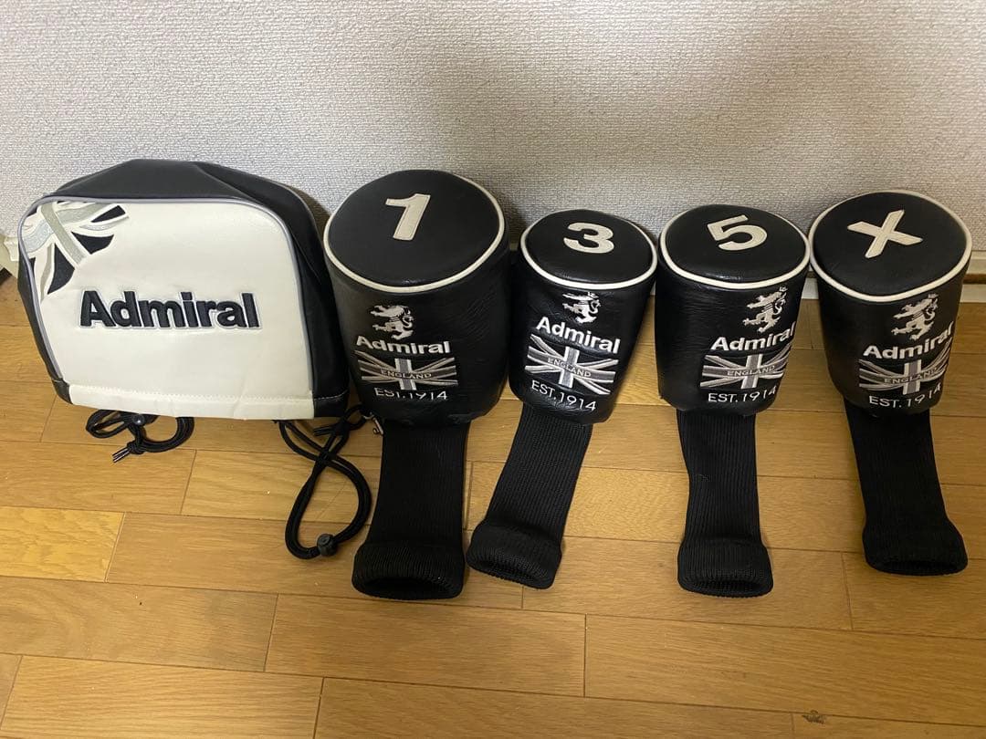 ※激レアワニ柄デザイン※お得セット　Admiral ゴルフバッグ キャディバッグ
