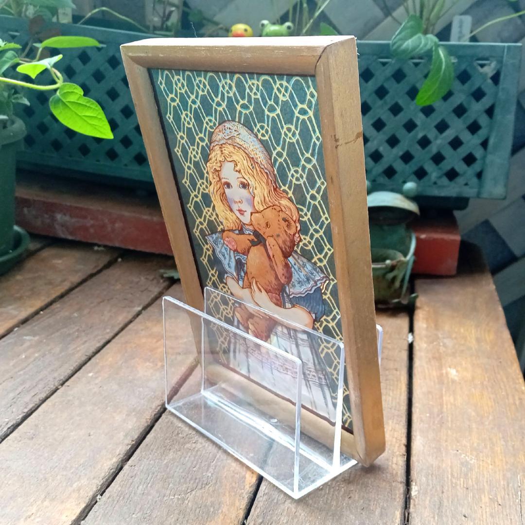 ジャン・ハガラ ステンドグラス 少女とお人形 アン　グラスマスターズ社