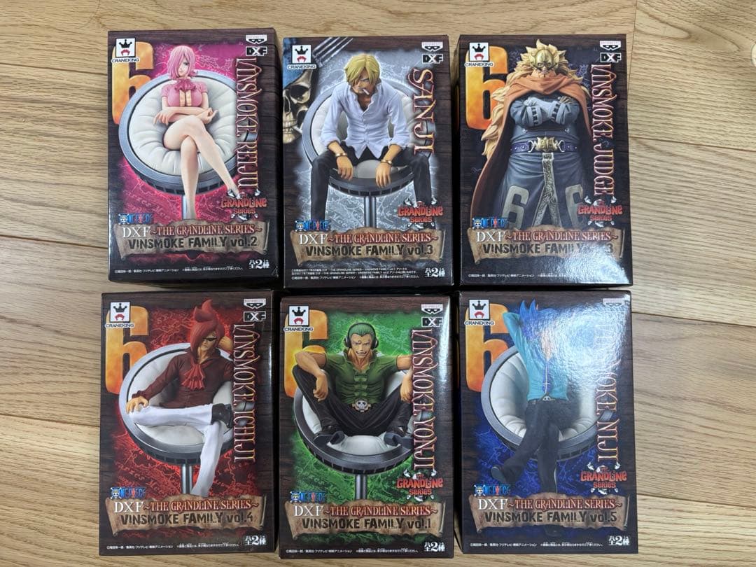 ワンピース DXF フィギュア ヴィンスモーク ジェルマ66 コンプ セット