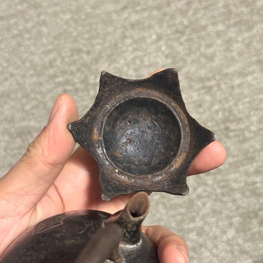 鉄瓶 なす 茄子型 急須 ミニ ナス 鉄器