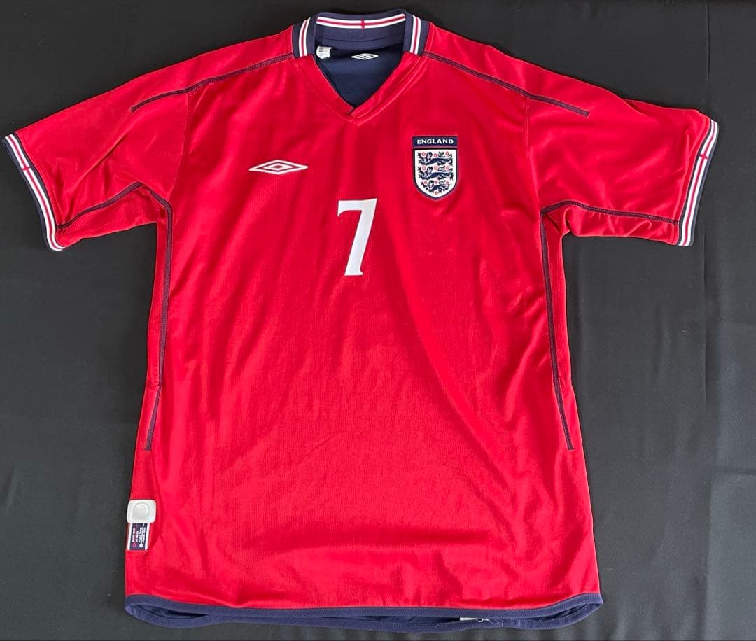 【正規品・激レア】イングランド 2002-04 UMBRO ベッカム 7