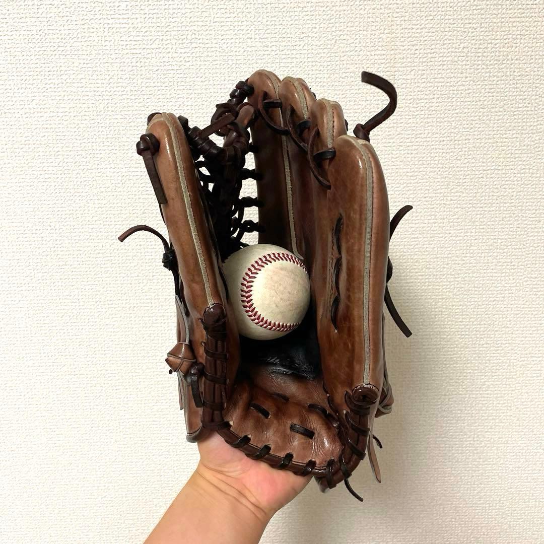 466 ZETT プロステイタス 型抜群 即戦力 硬式 外野手用グローブ