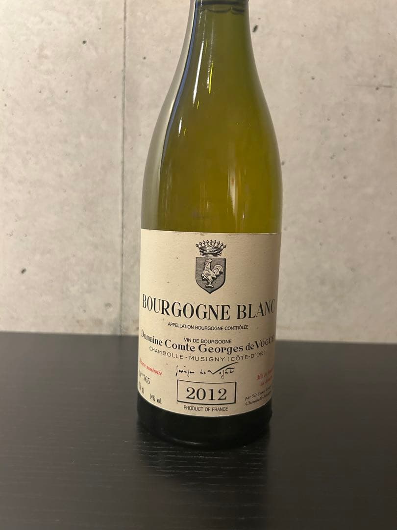 ヴォギュエ　ブルゴーニュブラン　2012 Vogüé