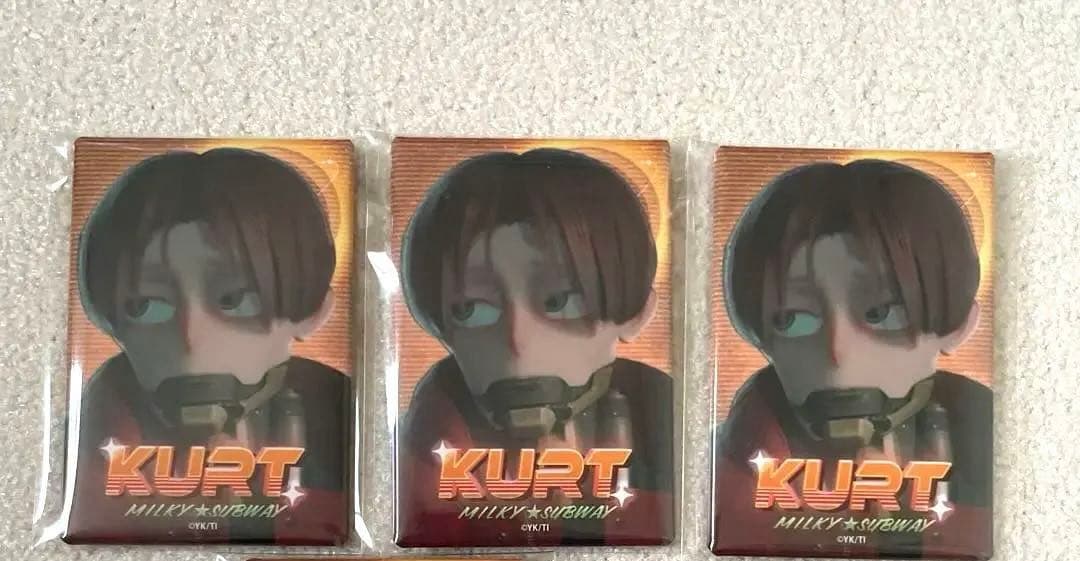 銀河特急ミルキーサブウェイ 各駅停車劇場行き シークレットしかく缶バッジ カート