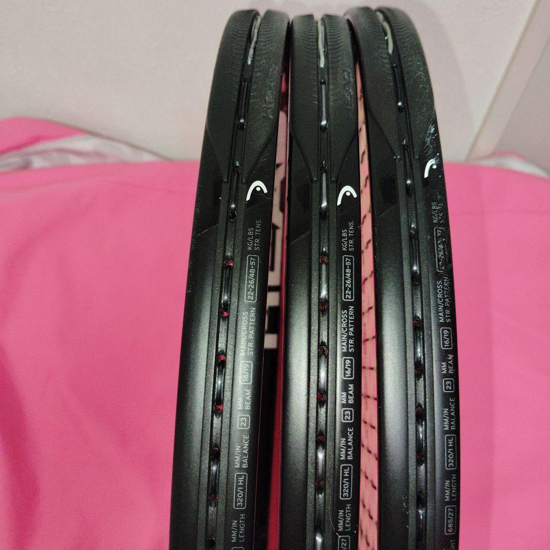 ジョコビッチ限定ヘッドSPEED MP2021G2スペック調整ABC3本セット