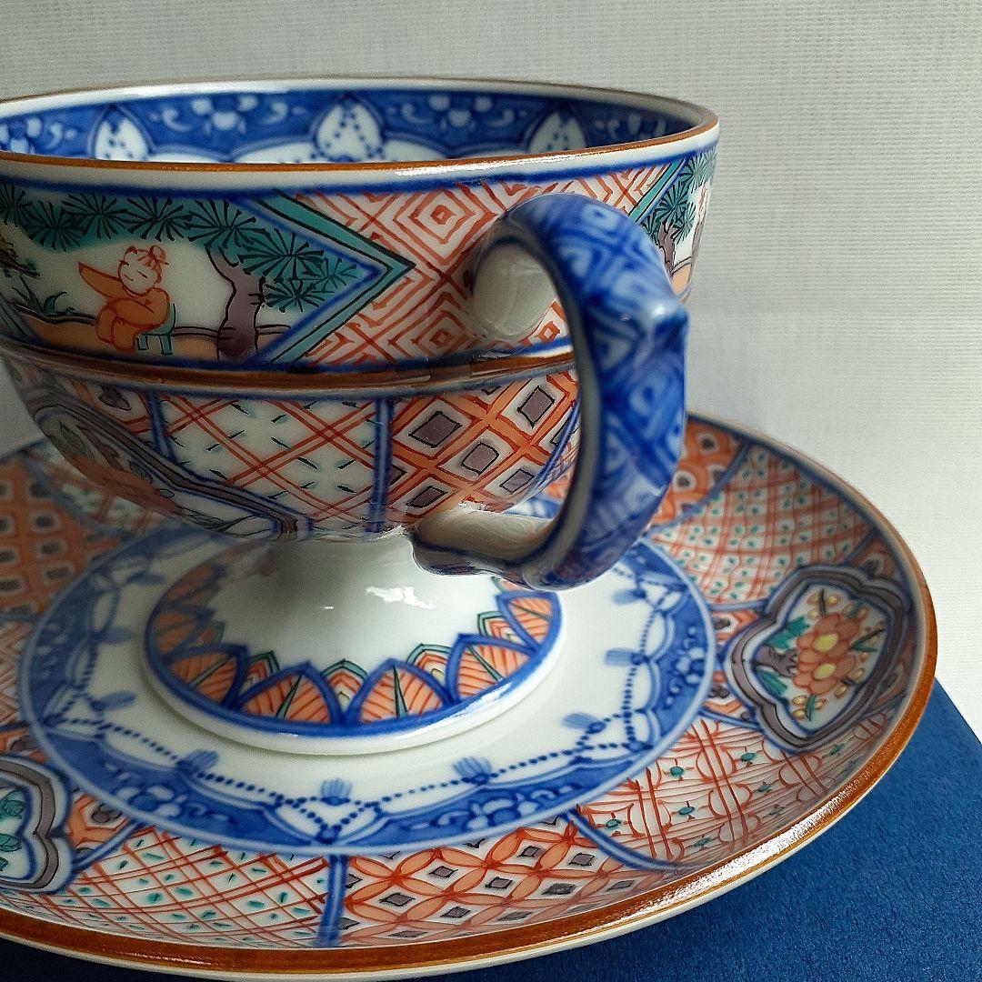 京焼　清水焼　昭阿弥　カップ&ソーサー