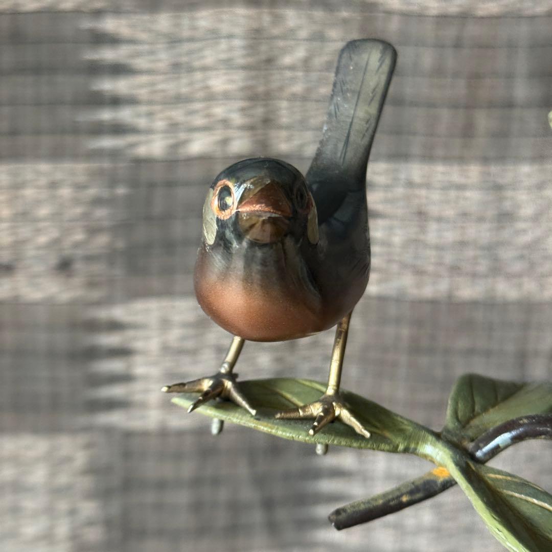 高岡銅器　青銅　ブロンズ　正晴　在銘