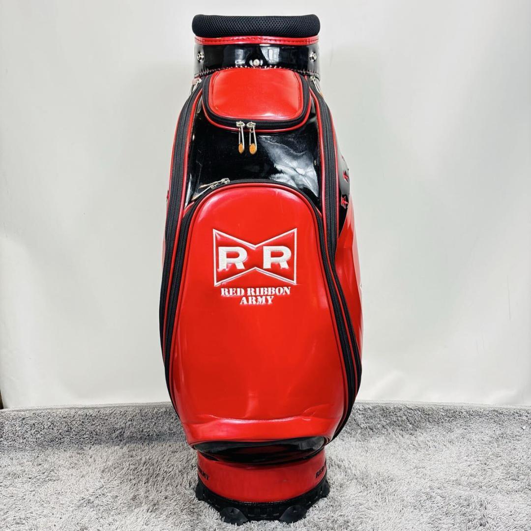 ドラゴンボール レッドリボン軍 キャディバック 赤 3点式 9.5型