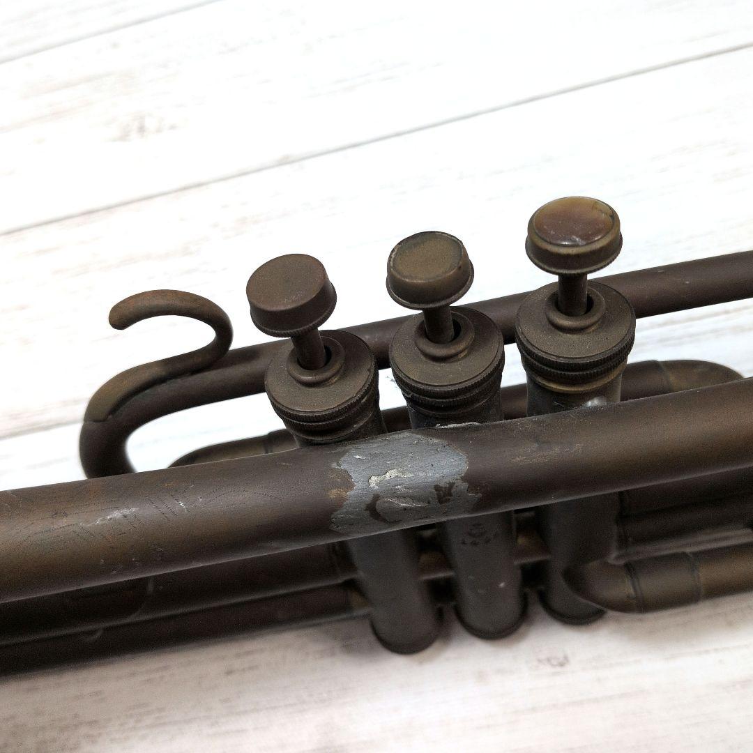 アンティークトランペット 　インテリア置物（詳細不明 動作未確認） ジャンク品