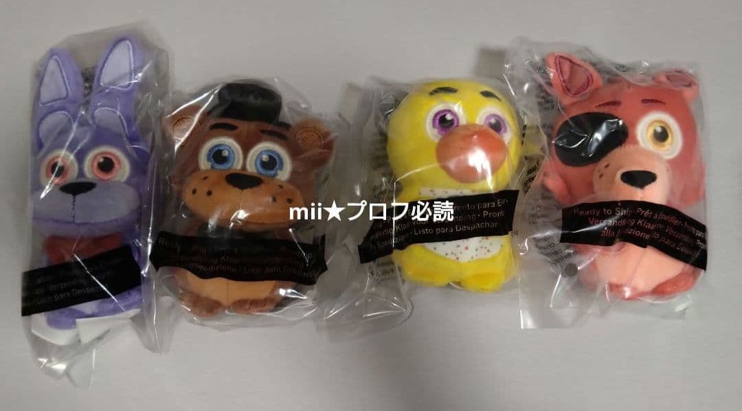 映画 ファイブナイツアットフレディーズ ミニぬいぐるみ 4種