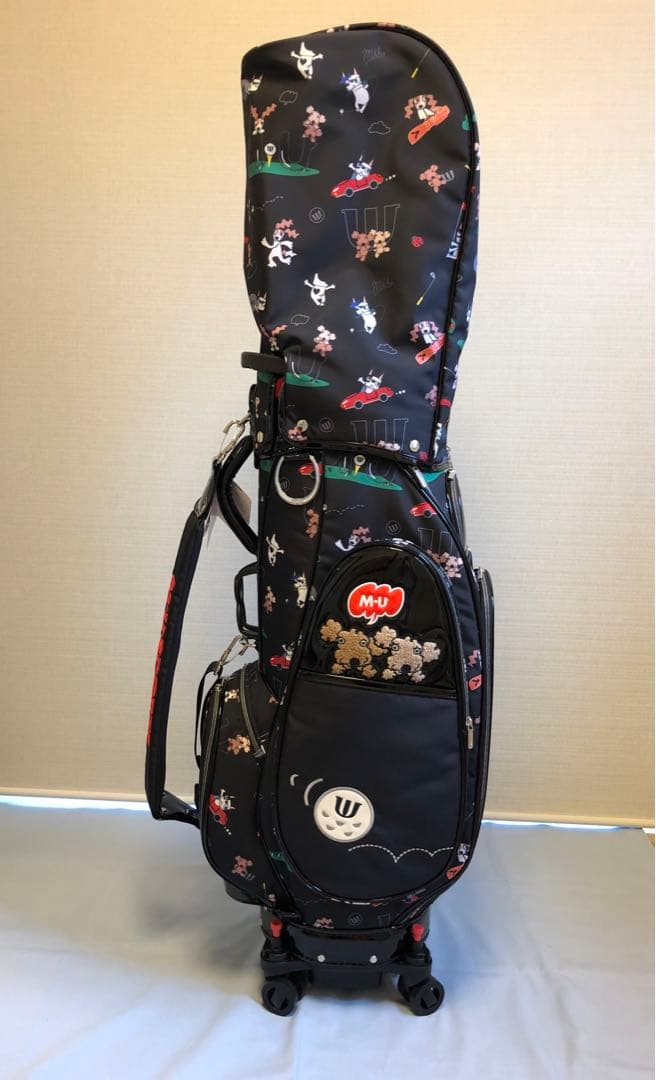 【新品】M・U SPORTS☆キャスター付キャディバッグ