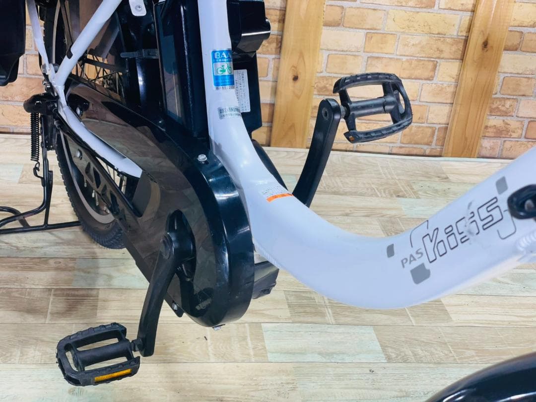 ３日間限定 ホワイト系 ヤマハ　子供乗せ電動アシスト自転車 ZH2975