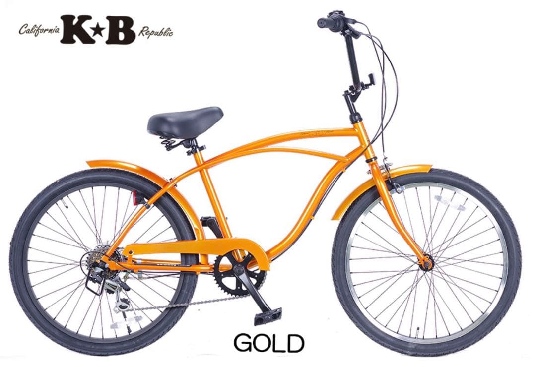 値下げしました　自転車　KBビーチクルーザー