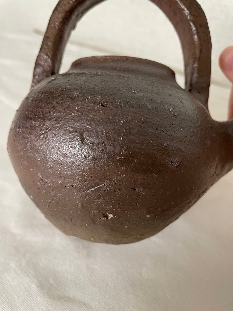 國吉清尚 作　焼締 土瓶