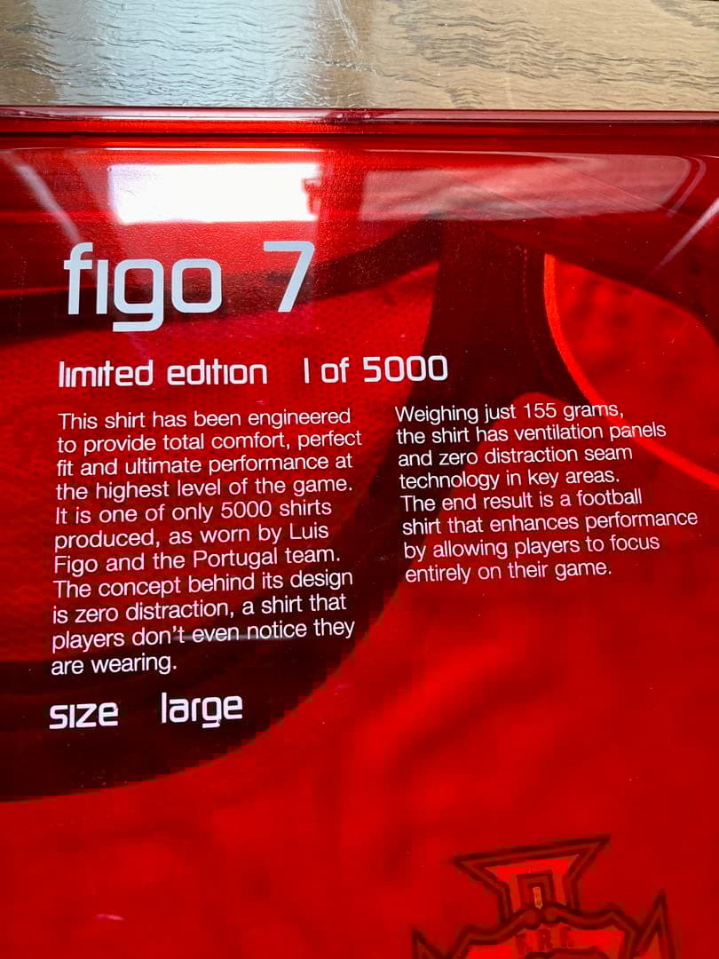 ポルトガル代表 限定 フィーゴ ユニフォーム