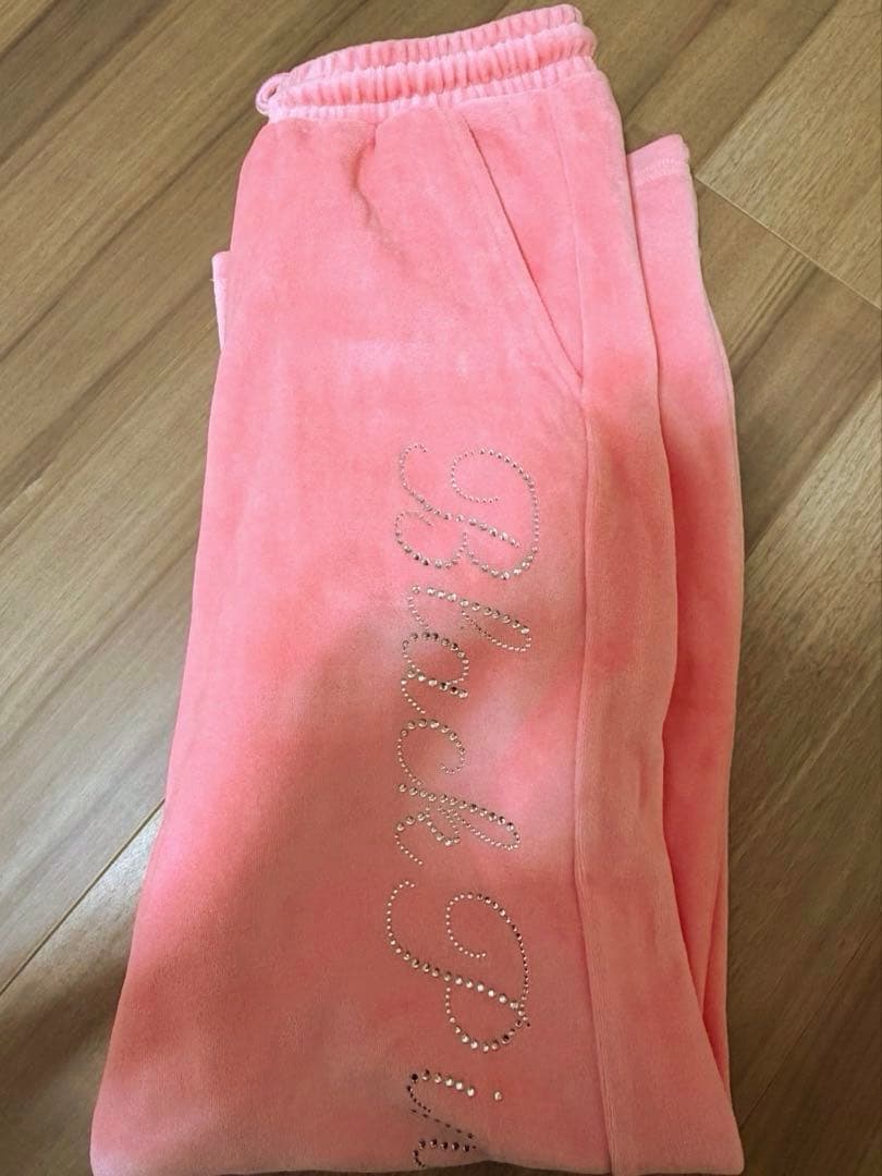 BLACKPINK ベロアパンツ ピンク M サイズ