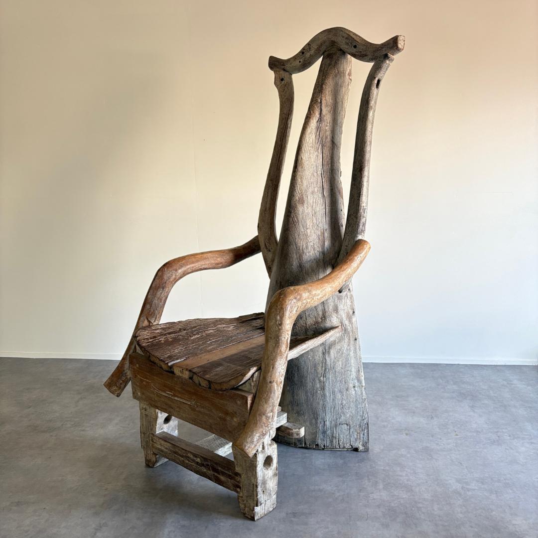 唯一無二　民族美術（Tribal Art）　トライバルキングチェア