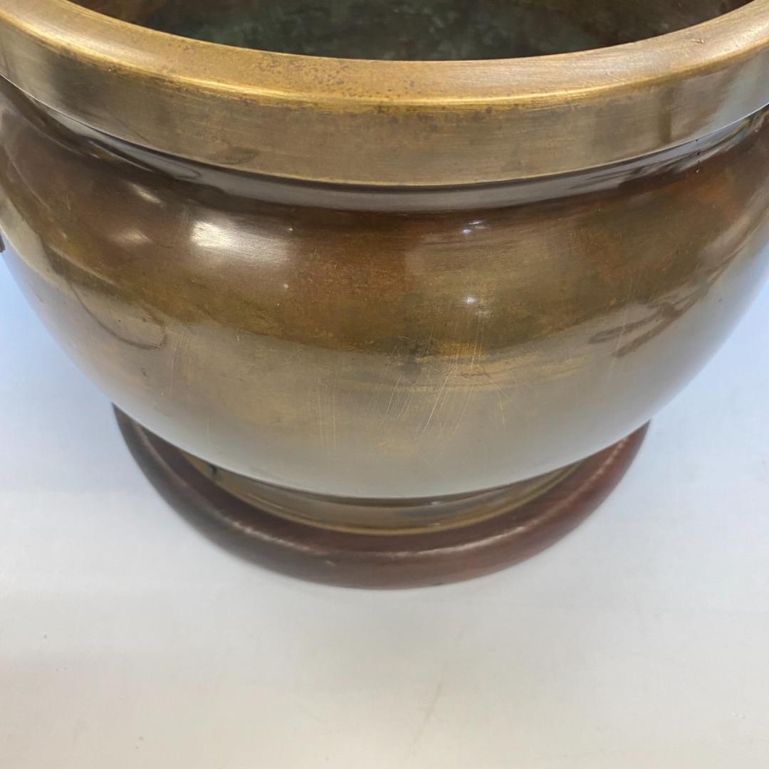 ★値下げ★唐金製（宣徳銅） 金谷五郎三郎　火鉢　手あぶり　箱付き