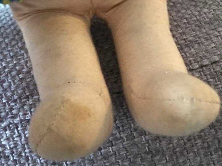 昭和レトロ　鳥山明先生　刻印入り　当時物　アラレちゃん人形　ポピー社