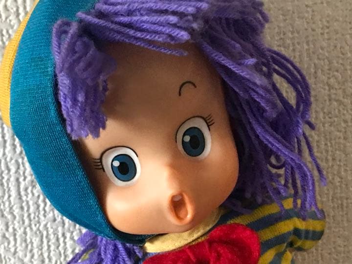 昭和レトロ　鳥山明先生　刻印入り　当時物　アラレちゃん人形　ポピー社