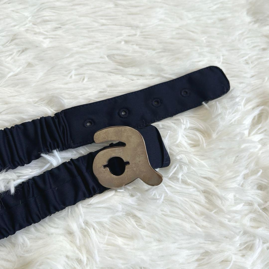 アルチビオ 中綿ダウン ワンピース ファー付き ウエストベルト 38