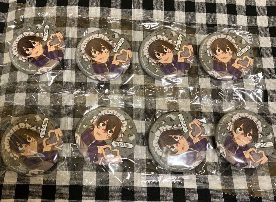 8点 淀川真澄 桃源暗鬼 缶バッジ ジャージメイド ガチャガチャ