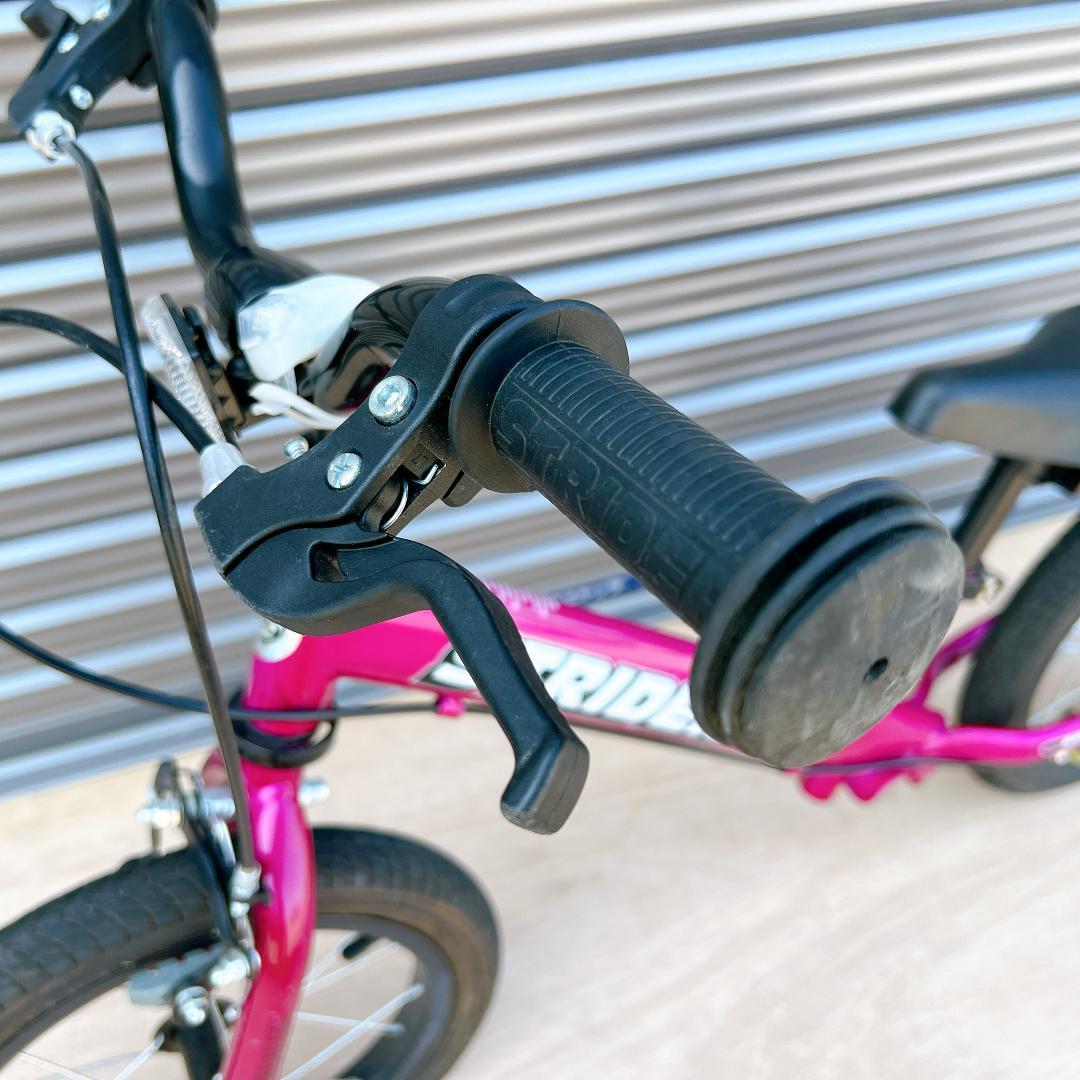 動作良好♪ STRIDER キッズバイク フューシャピンク ストライダー14X