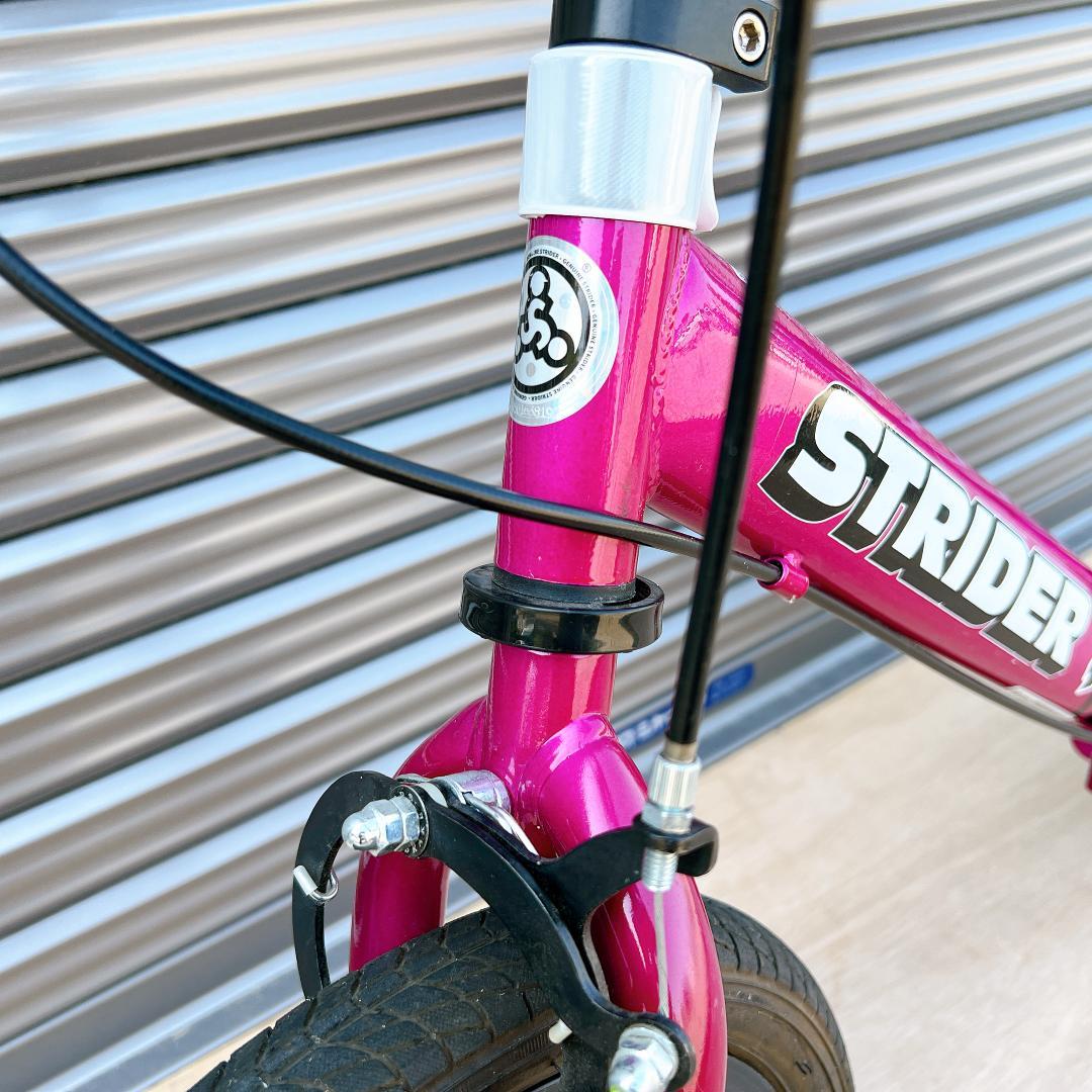 動作良好♪ STRIDER キッズバイク フューシャピンク ストライダー14X