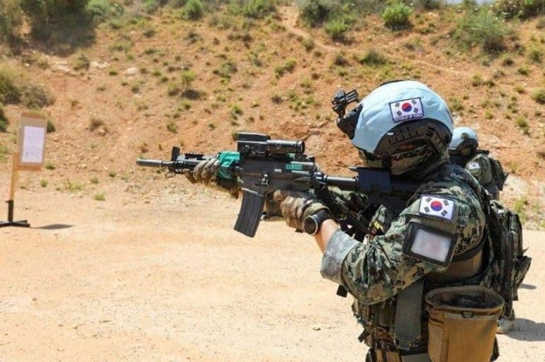 韓国軍　特戦司　コンバットシャツ　Mサイズ