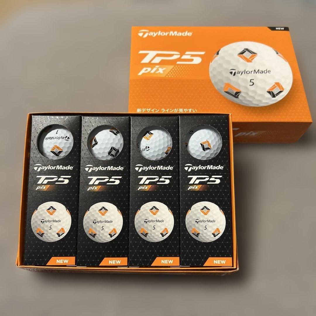 【新品未使用】TaylorMade TP5 pix 2ダース