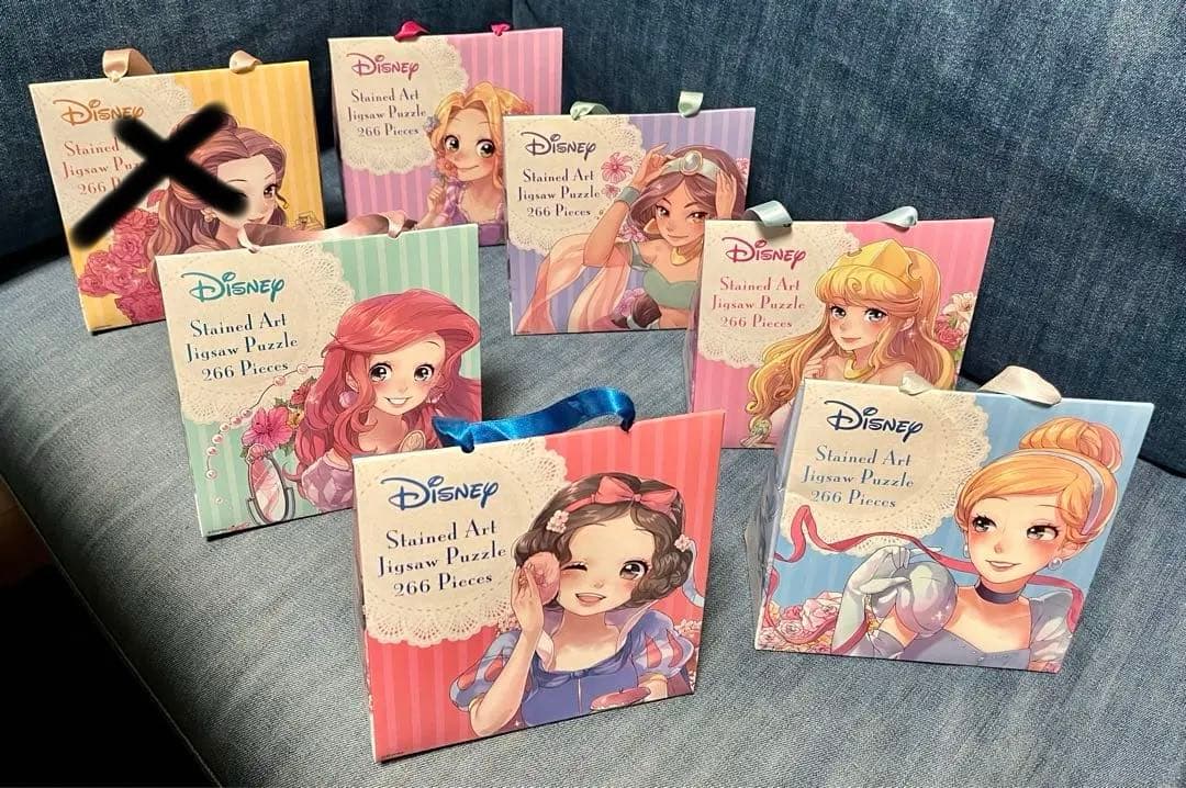 Disney ステンドアートジグソーパズル ぎゅっと266ピース 6個セット