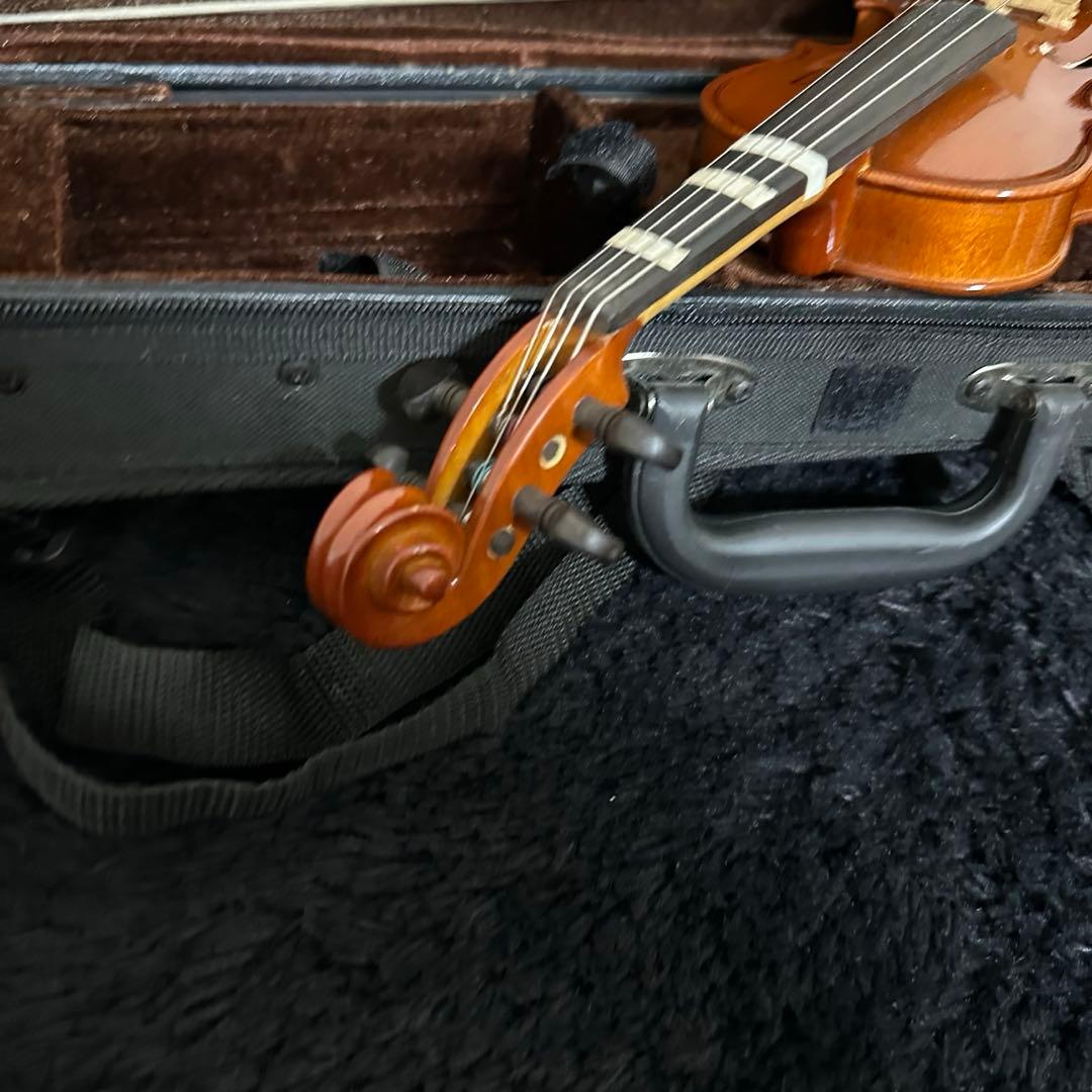 希少 バイオリン 1/16サイズ 子供用 ミニ 弦楽器 弓 ケース付属