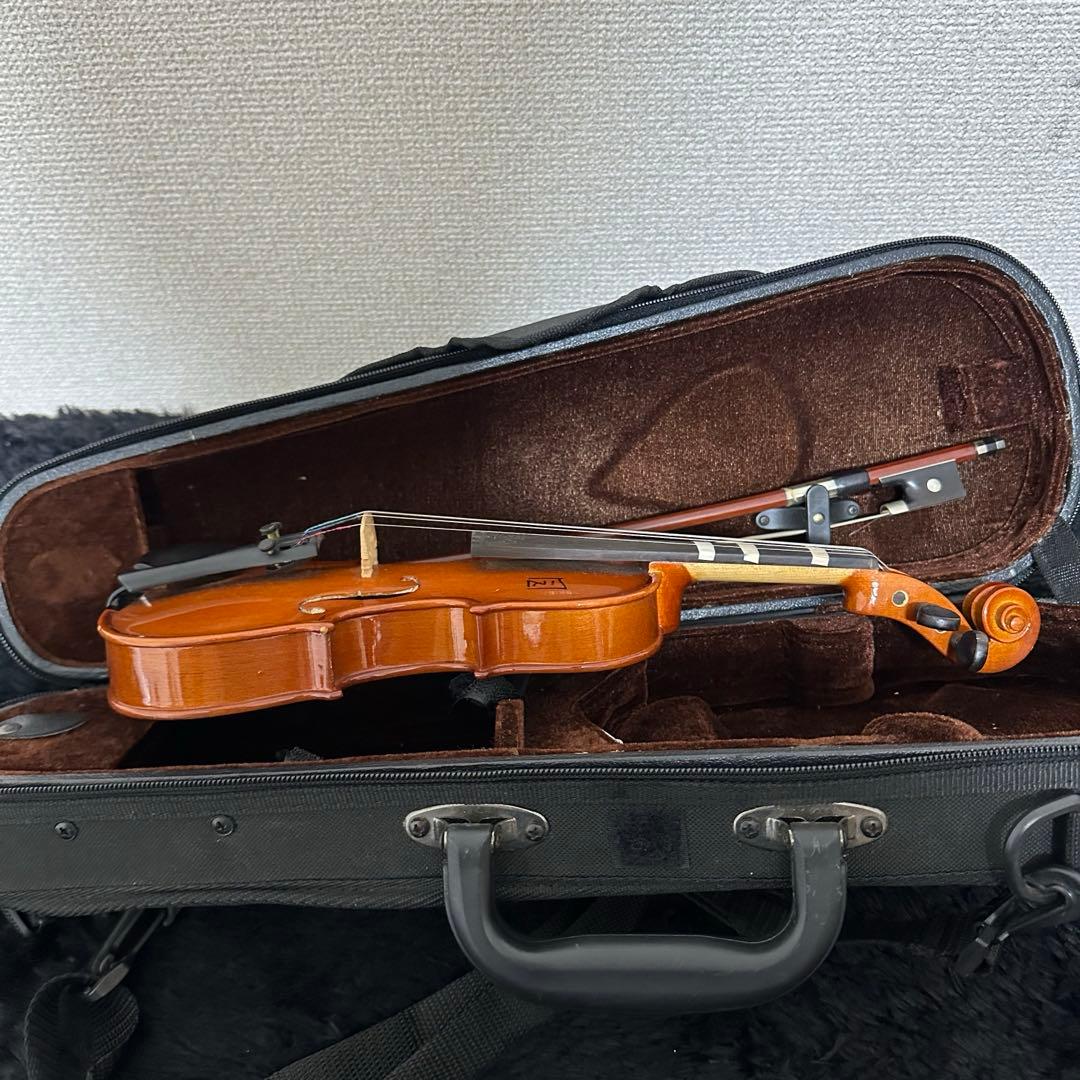 希少 バイオリン 1/16サイズ 子供用 ミニ 弦楽器 弓 ケース付属