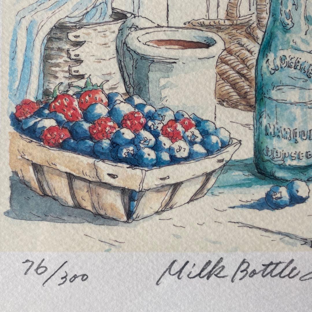 内田新哉★水彩原画　直筆サイン入り♪